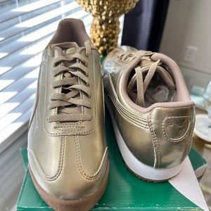 Puma Roma Ano Jr. Metallic Gold